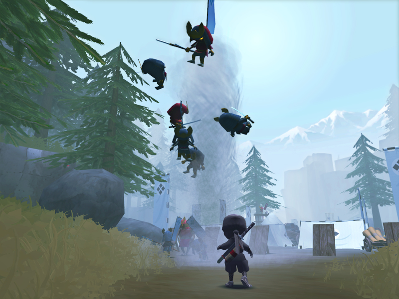 Illustration for article titled Snowbound Mini Ninja Screens